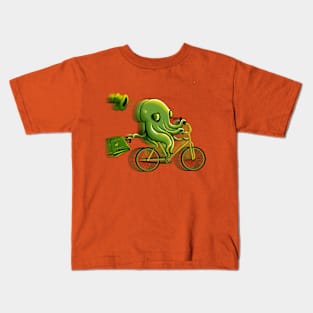 On the Clocktopus Kids T-Shirt